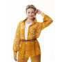 Blouse "Moanna-5" mustard color
