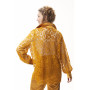 Blouse "Moanna-5" mustard color