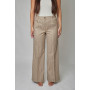 Trousers "Audrey" beige striped color