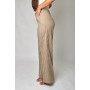Trousers "Audrey" beige striped color