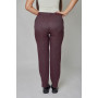 Trousers "Valentina" red color with stripes