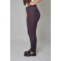 Trousers "Valentina" red color with stripes