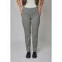 Trousers "Valentina" red color with stripes