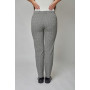 Trousers "Valentina" red color with stripes