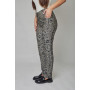 Trousers "Valentina" red color with stripes