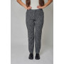 Trousers "Valentina" red color with stripes