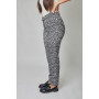 Trousers "Valentina" black and white color