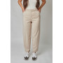 "Vigo" beige striped trousers