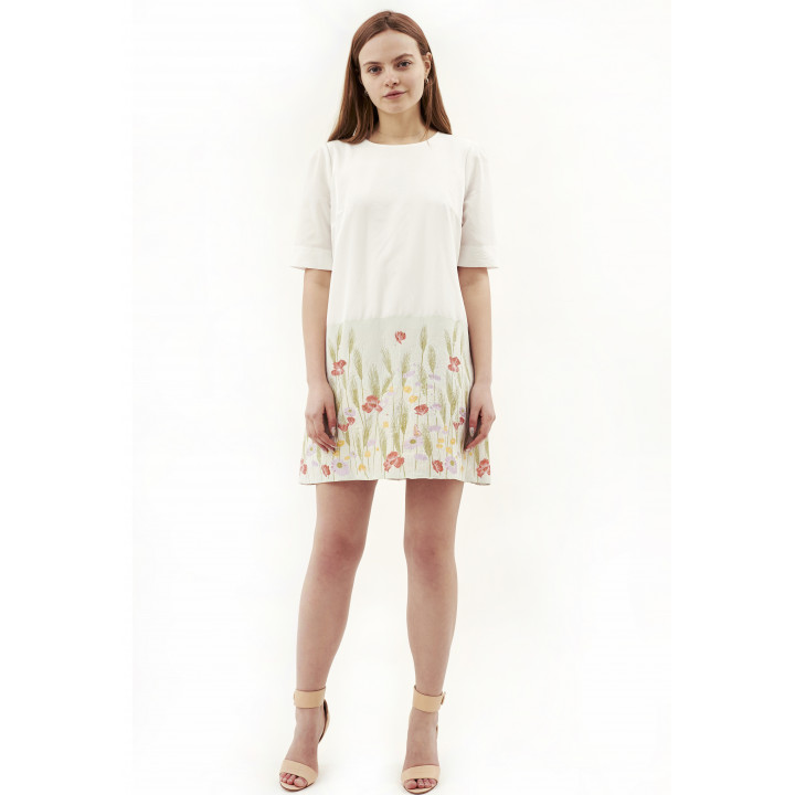 Dress "Ebil-5" milky color