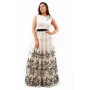Dress "Verenea" white color with embroidery