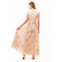 Dress "Lilla" powdery color
