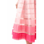 Dress "Valerie" pink color with stripes