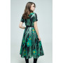 Dress "Valerie" emerald color