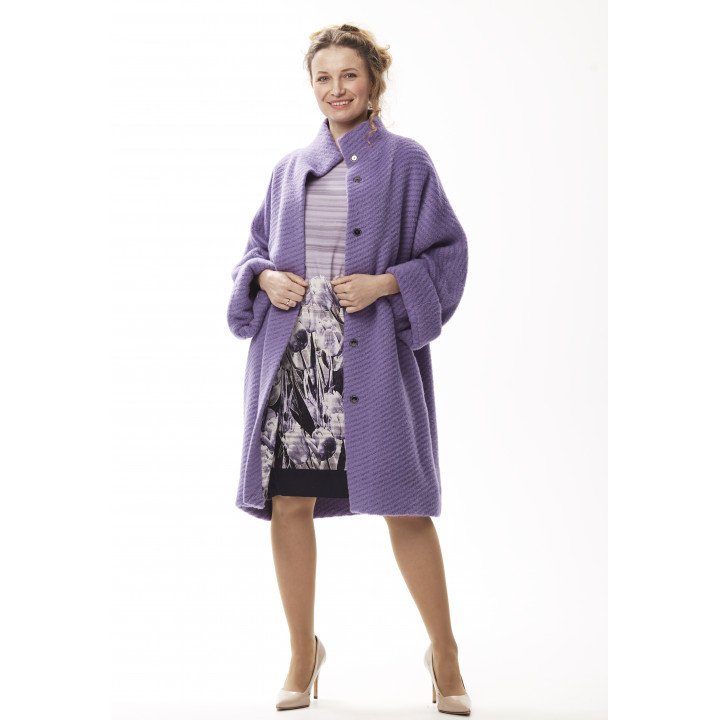 Coat "Selesta" lilac color