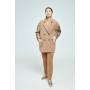 Short coat "Miranda" beige color