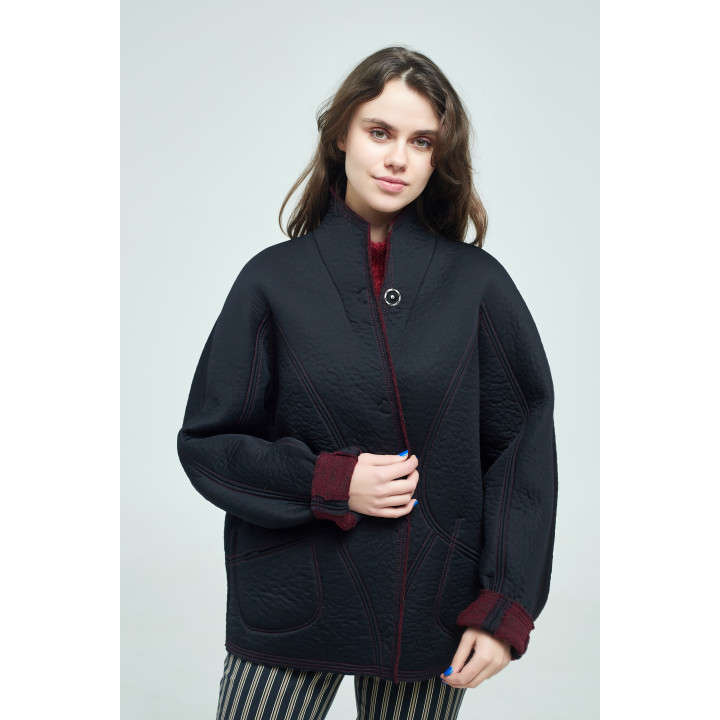 Jacket "Cabri" burgundy color