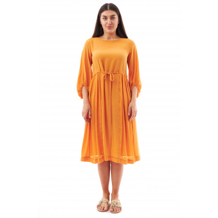 Dress "Rebekah" orange color