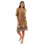 Dress "Cuddy" beige color
