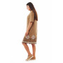 Dress "Cuddy" beige color