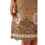 Dress "Cuddy" beige color