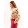 Shirt "Kitty" beige color