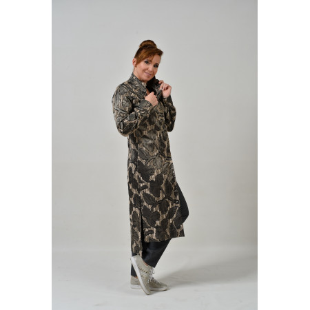 Shirt "Deina-8" beige-brown color