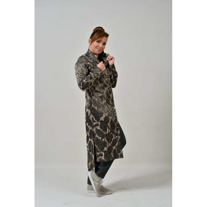 Shirt "Deina-8" beige-brown color