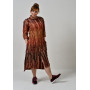Shirt "Deina-8" terracotta color with fringe
