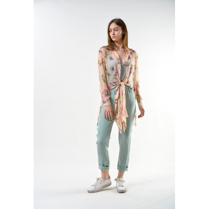 Blouse "Kitty" peach color