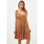 Sundress "Bloom" terracotta color