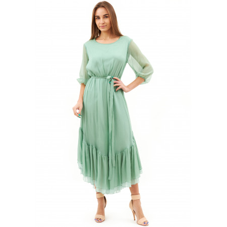 Dress "Dolly" turquoise color