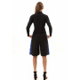 Shorts-skirt "Antonina" black and blue color