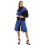 Shorts-skirt "Antonina" black and blue color