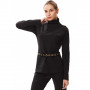 Turtleneck "Lucca" black color