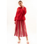 Knitted sweater from royal mohair
