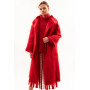 Knitted sweater from royal mohair
