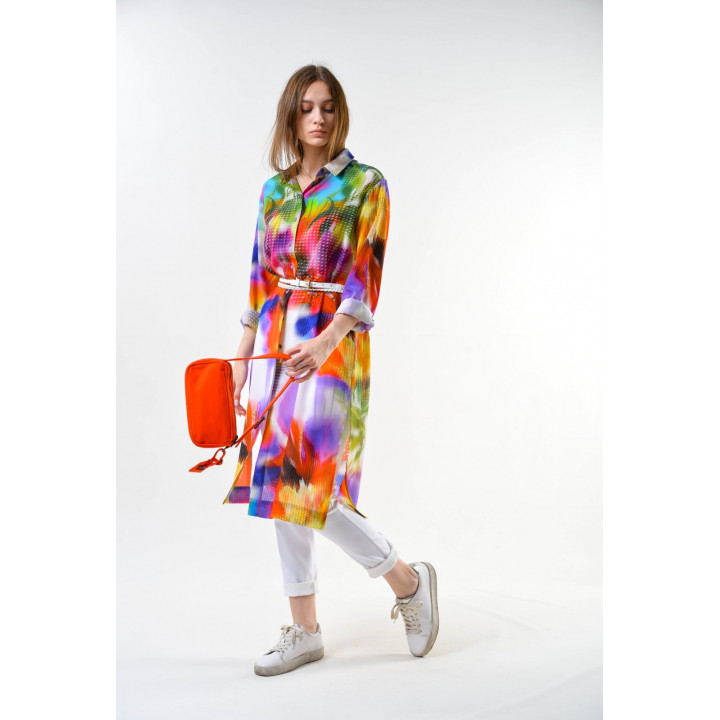 Blouse "Gliciniya" floral print