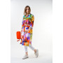 Blouse "Gliciniya" floral print