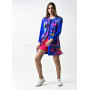 Tunic "Kiti" cornflower blue color