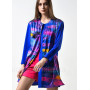 Tunic "Kiti" cornflower blue color