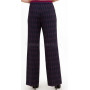 Trousers "Audrey" black in a cage