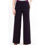 Trousers "Audrey" black in a cage
