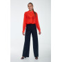 Trousers "Audrey" black striped color
