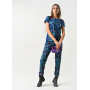 T-shirt "Holly" blue color in reptile print