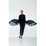 Cape "Trisha" black color