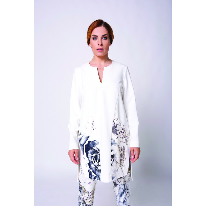 Suit "Selena" milky color