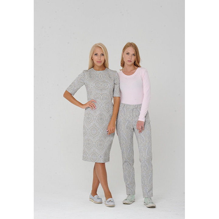 Dress "Prato" gray color