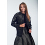 Jacket "Agatha" black color