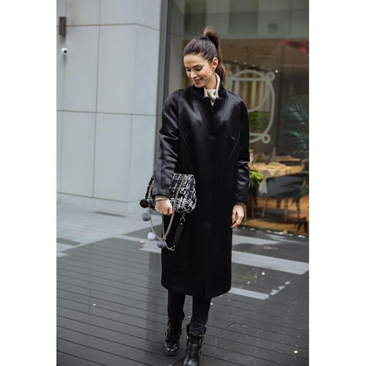Coat "Vilma" black color