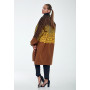 Coat "Selesta" brown color